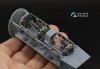 Quinta Studio QD32102 T-6G 3D-Printed coloured Interior on decal paper (Kitty Hawk) 1/32